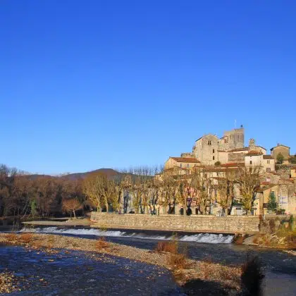 Laroque village, Herault, France.