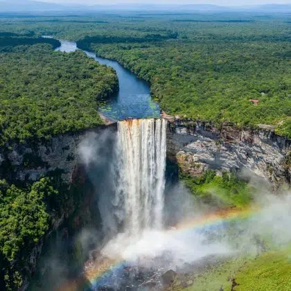 Aerial Photo of Jungle Region of Kaieteur Falls Kaieteur National Park Guyana