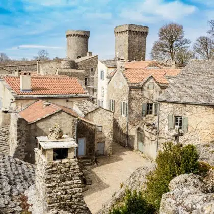 The village of La Couvertoirade, one of France's most beautiful medieval communes